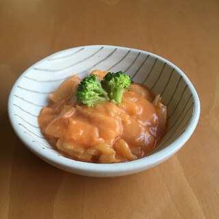 白菜のケチャップクリーム煮♪